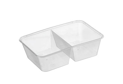 Compartment Containers 650ml Each