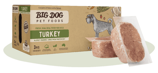 Big Dog Turkey Low Allergy Single Protein Raw Diet 3Kg