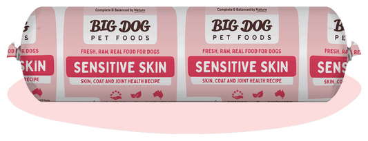 Big Dog Sensitive Skin Raw Dog Food Roll 2Kg