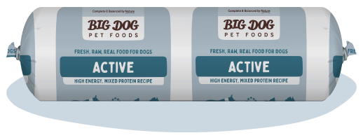 Big Dog Active Raw Diet Roll 2Kg