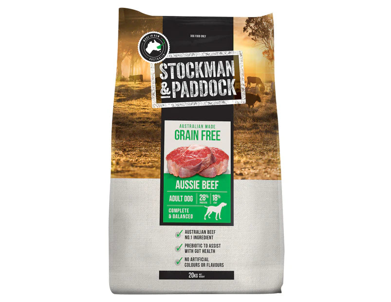 Stockman & Paddock Grain Free Beef 20Kg