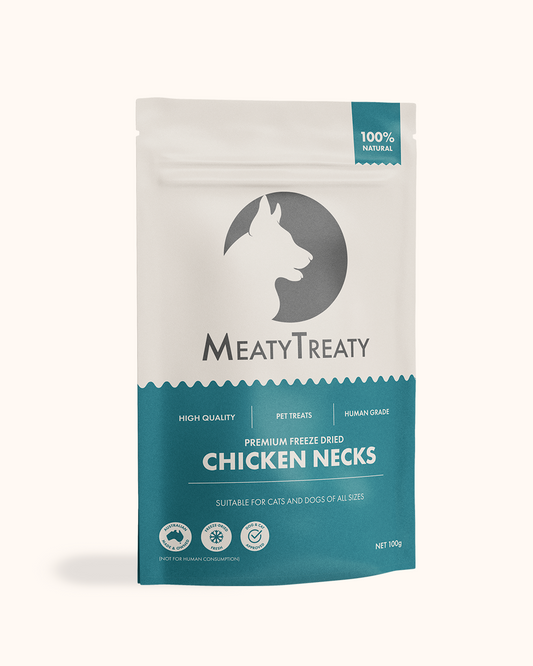 Meaty Treaty Freeze Dried Chicken Necks