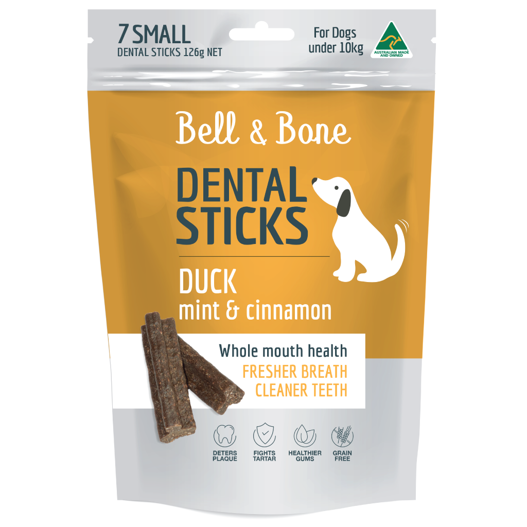 Bell & Bone Duck, Mint & Cinnamon Dental Sticks