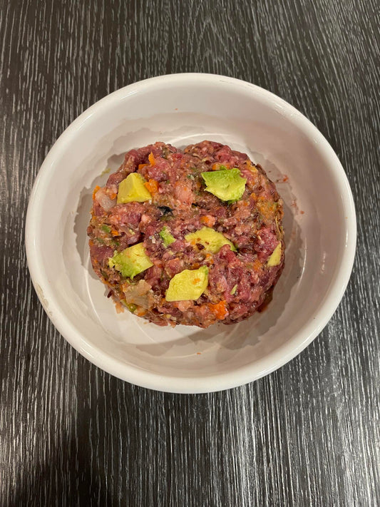 Beef, Mackeral & Avo Premade Meal 1Kg