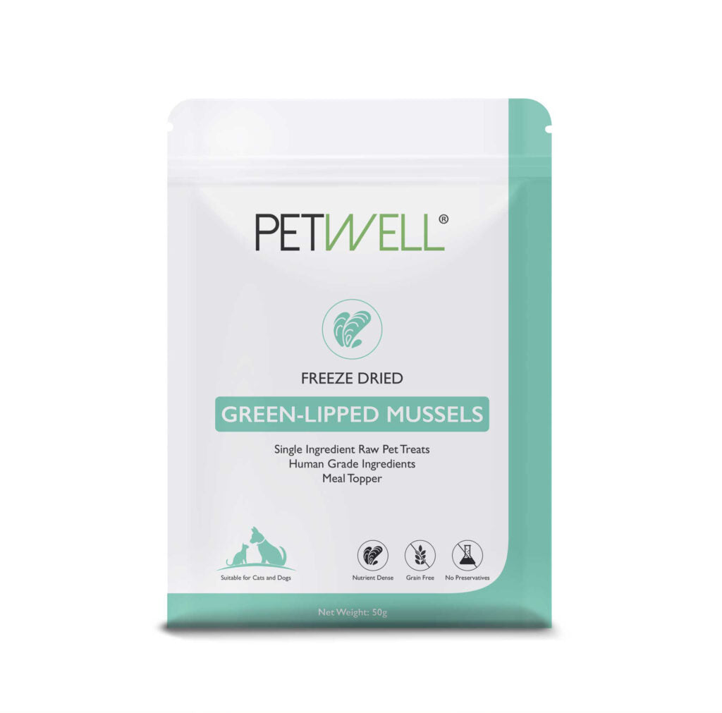 PetWell Freeze Dried Green-Lipped Mussels