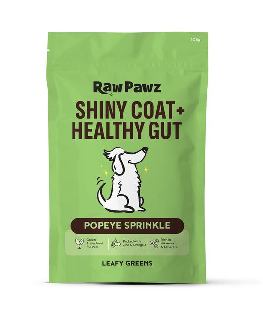 Raw Pawz Shiny Coat + Healthy Gut - Popeye Sprinkle