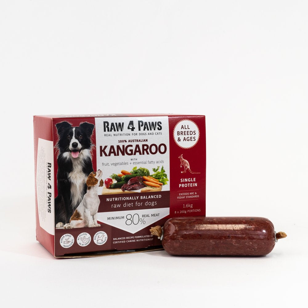 Raw 4 Paws Kangaroo Rolls 200g x 8