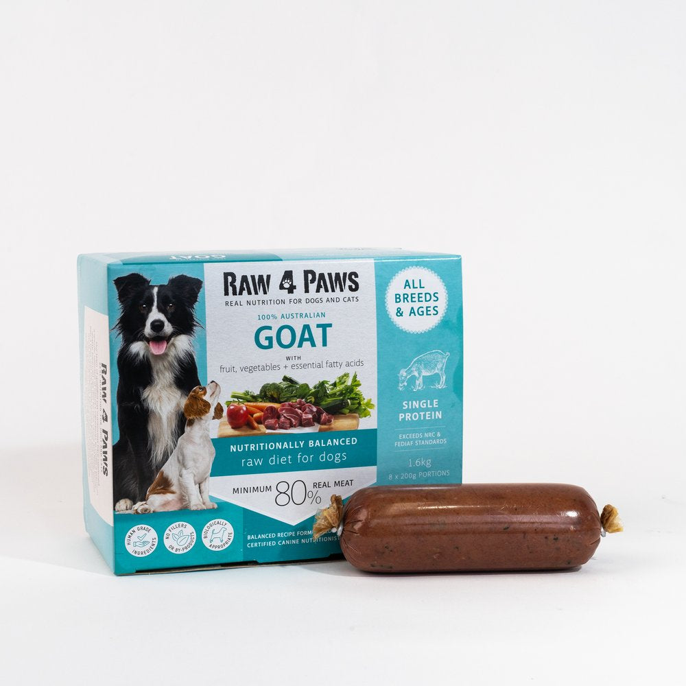 Raw 4 Paws Goat Rolls 200g x 8