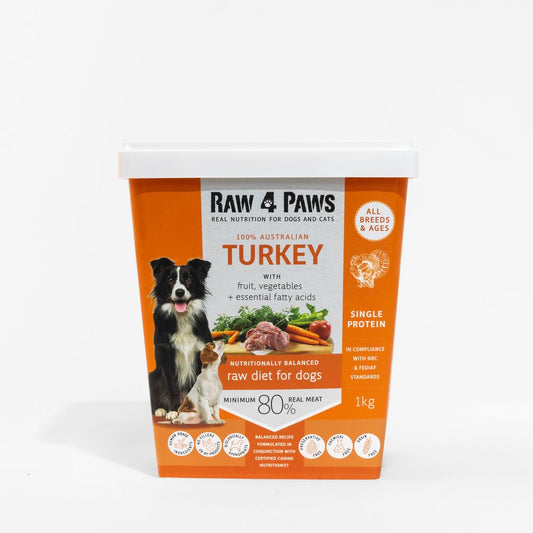 Raw 4 Paws Turkey 1Kg
