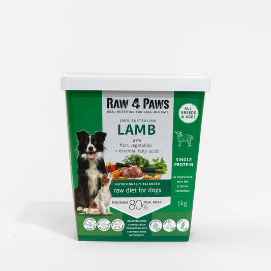 Raw 4 Paws Lamb 1Kg