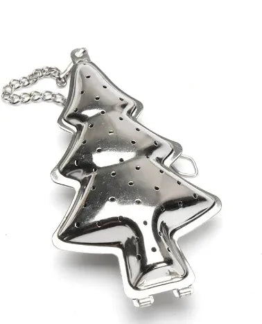 Christmas Tree Tea Strainer Silver