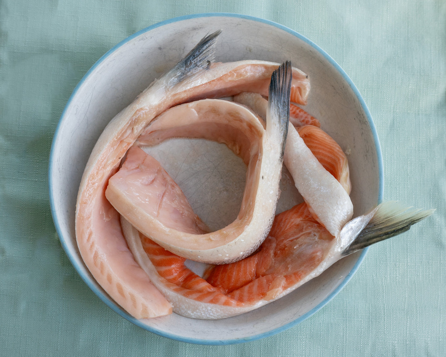 Tasmanian Salmon Belly 1Kg✅️